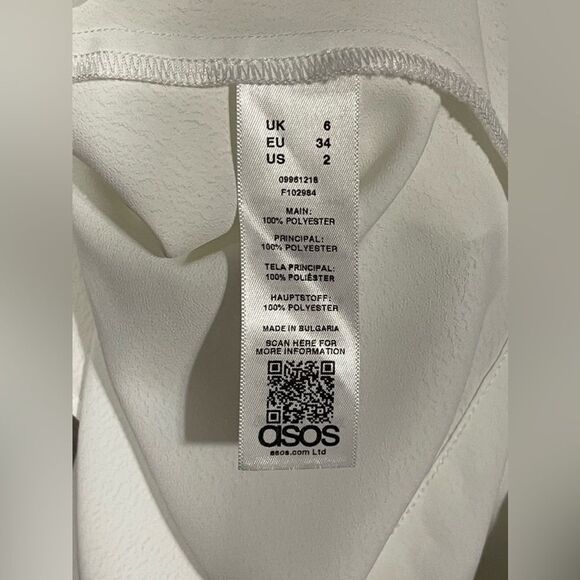 Asos White Elegant Blouse - Picture 9 of 10
